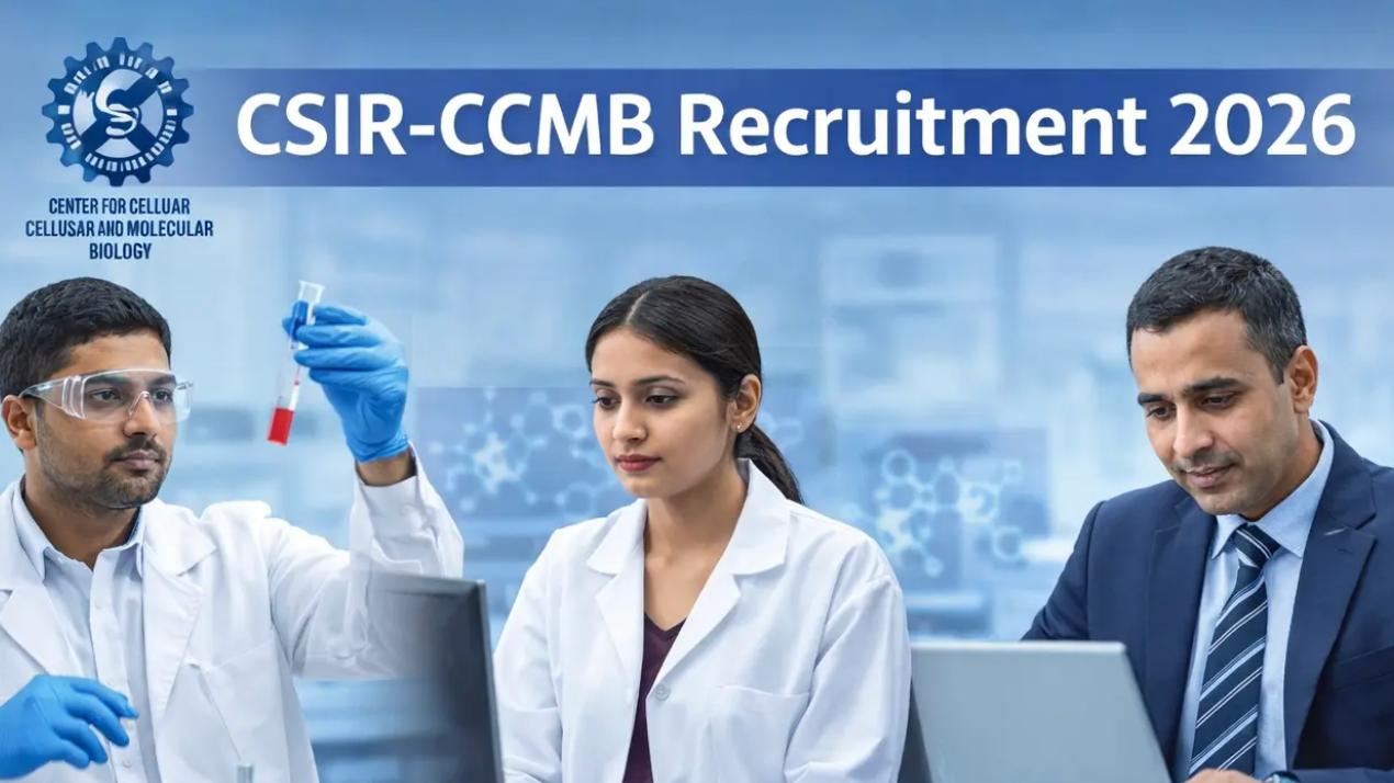 CSIR CCMB Hiring 2026: Apply Now for Technician and Officer Roles